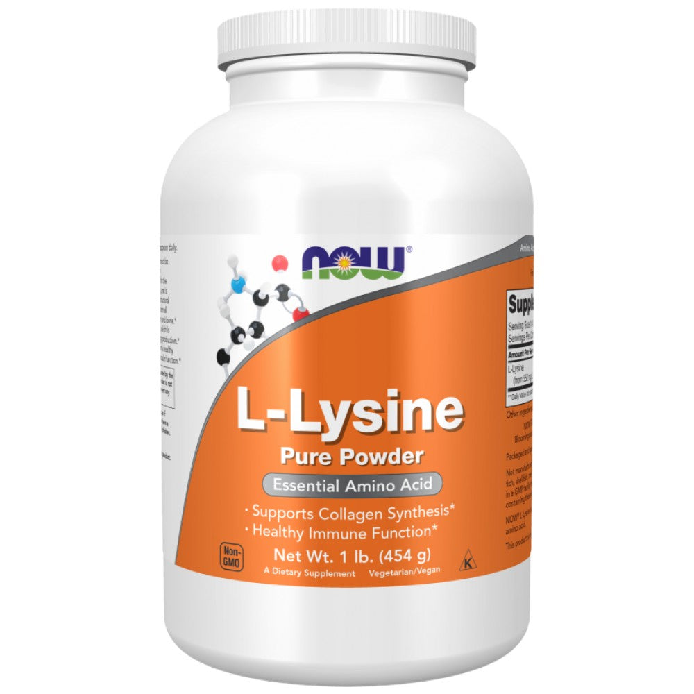 Prášok L -lyzín - 454 gramov