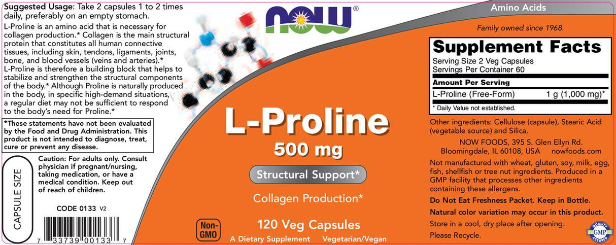 L -prolina - 120 kapsúl