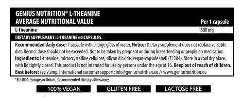 L -theanine 500 mg - 60 kapsúl