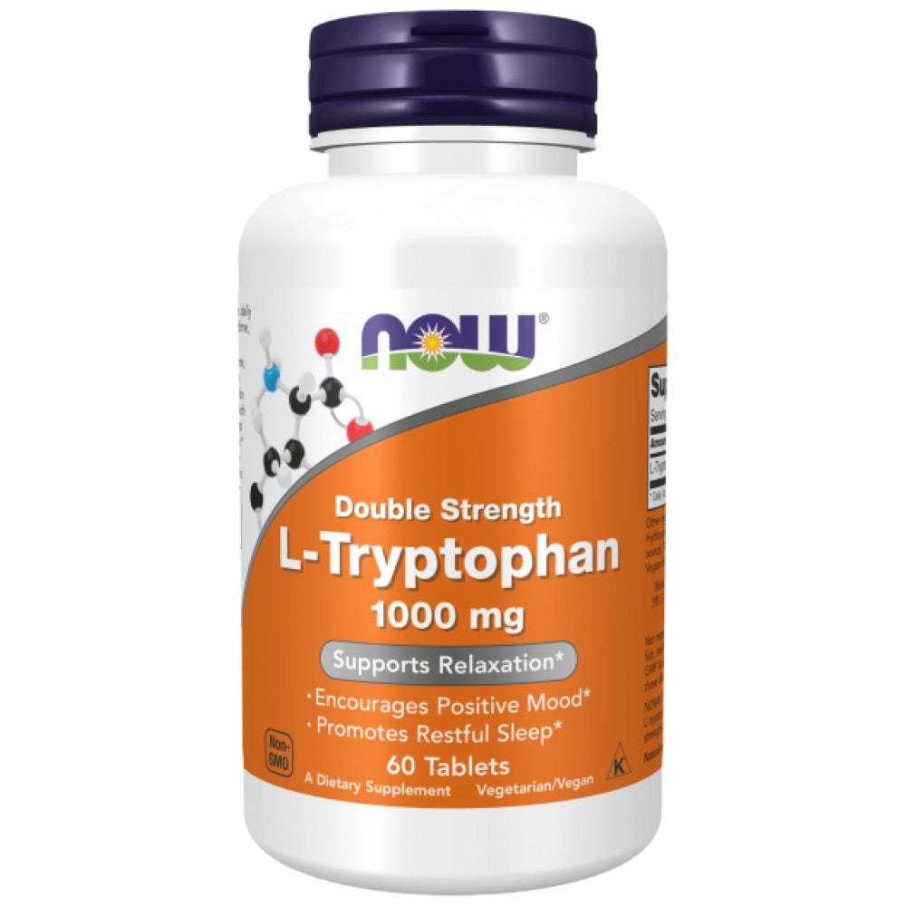 L-tryptofan 1000 mg | Dvojitá sila - 60 tabliet