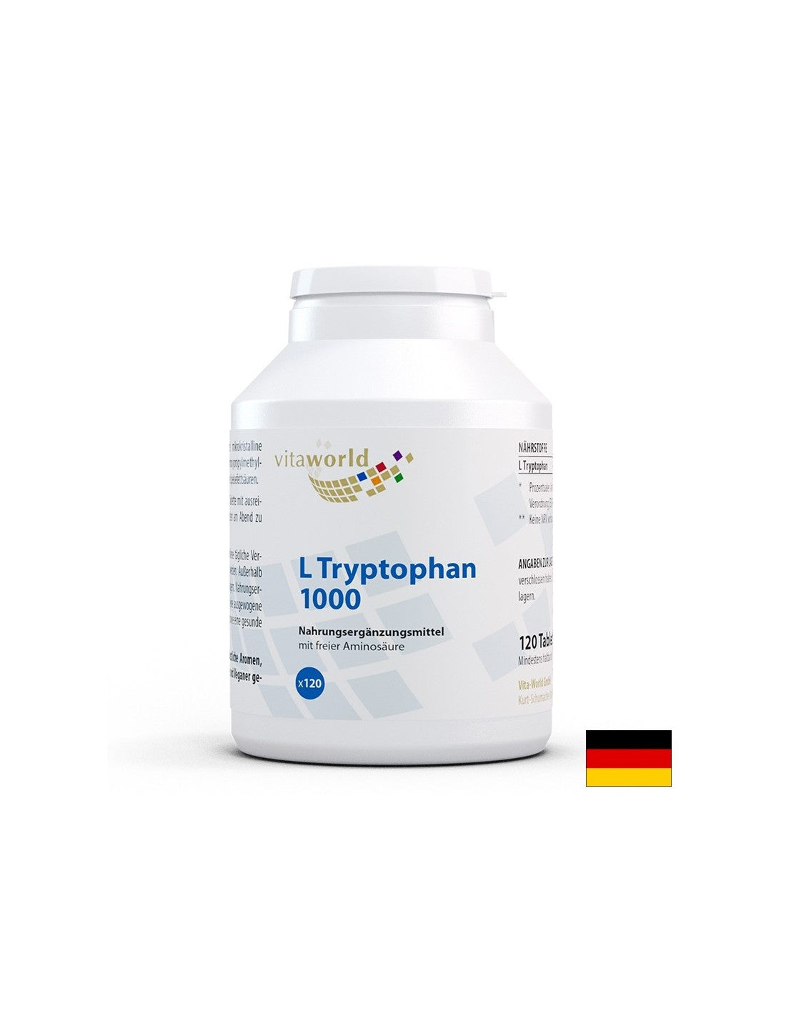 Stres a nespavosť - L -tryptofán, 1000 mg x 120 tabliet