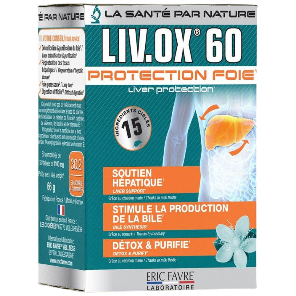 Liv.ox® 60 | Tablety detox a ochrany pečene