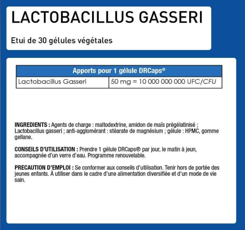 Lactobacillus gasseri - 30 kapsúl