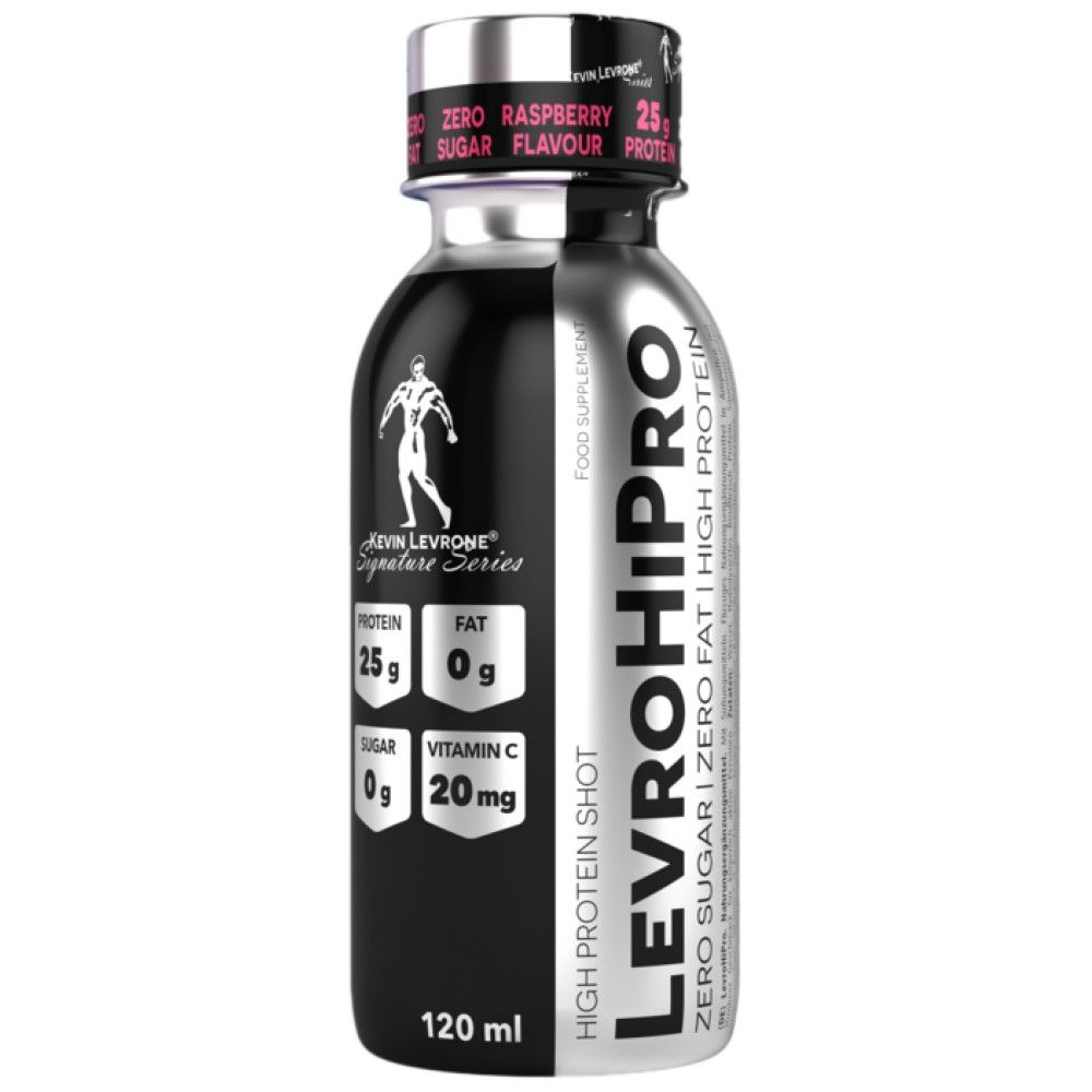 Levrohipro Shot / 25 g hydrolyzovaného hovädzieho proteínu s nulovým cukrom - 120 ml