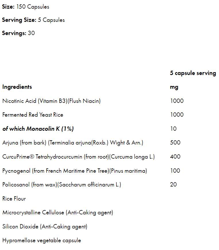 Lipid Pro+ | Podpora cholesterolu - 150 kapsúl