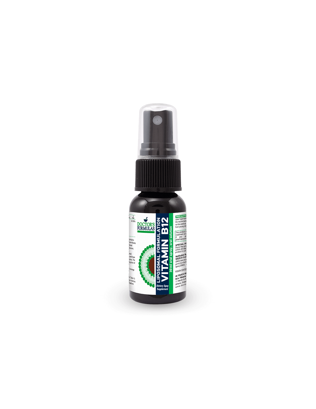 Lipozomálna formulácia B12 / Vitamín B12, 30 ml receptúry Doctor's Doctor's Doctor
