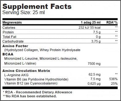 Liquid Amino 25 ml. / 20 amp. - 0,500 kg