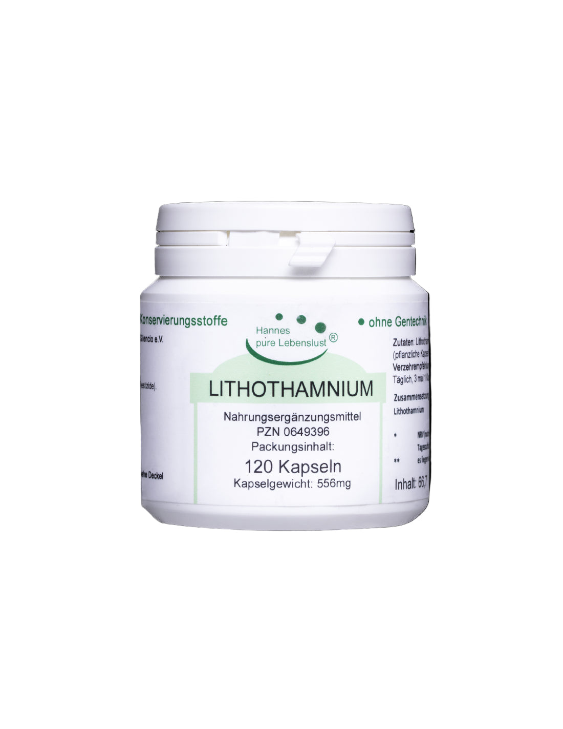 Lithothamnium - Lithothamnium (červené riasy), 120 kapsúl