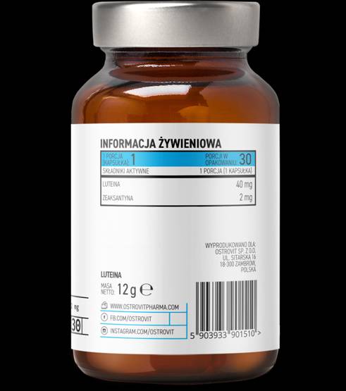 Luteín 40 mg / so zeaxantín 30 gélové kapsuly