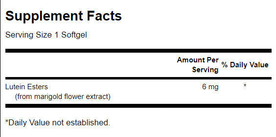 Luteínové estery 6 mg - 100 softgelov
