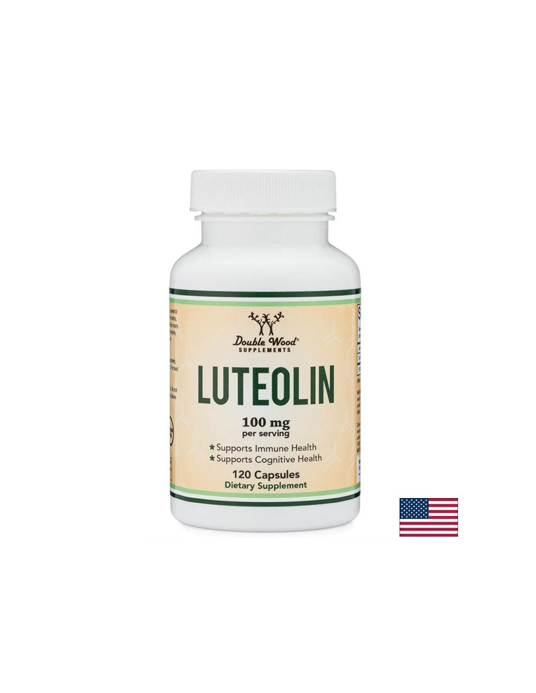 Luteolín - Luteolín 100 mg, 120 kapsúl <tc>Double Wood</tc>