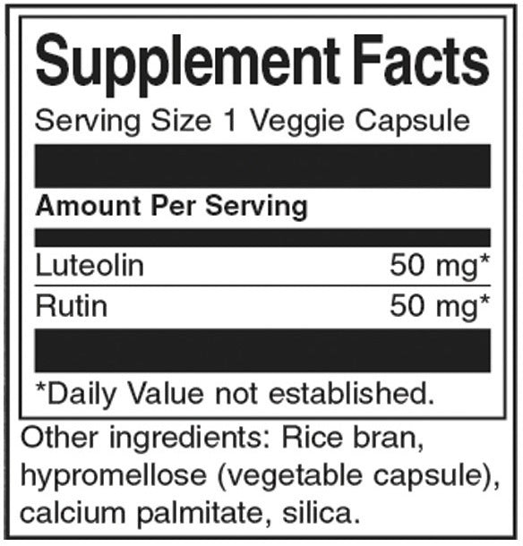 Luteolínový komplex 100 mg - 30 kapsúl