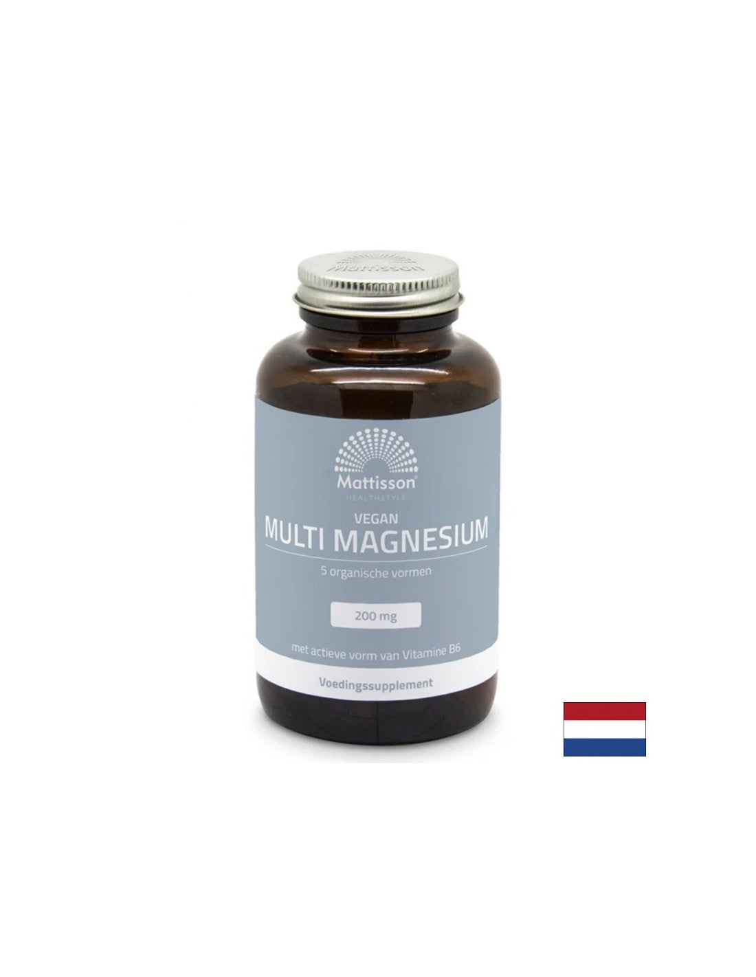 Svalnatý, srdcový a nervový systém - viacerý horčík + vitamín B6 (vegánsky vzorec), 90 tabliet