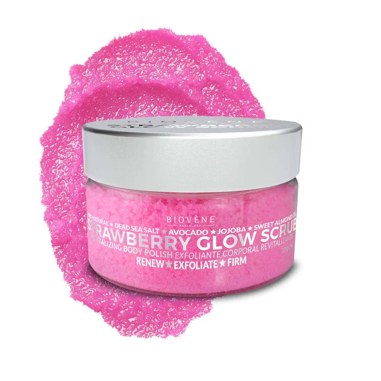 Strawberry Glow Scrub na revitalizáciu a obnovenie pokožky 200 g