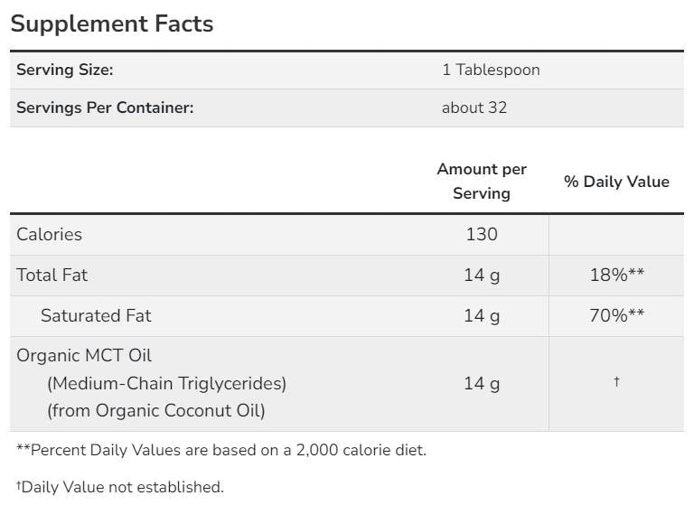 MCT olej | 100% certifikovaný organický - 473 ml