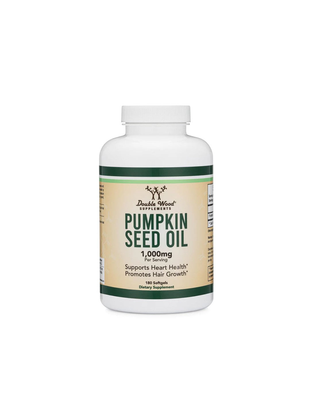 Tekvicový olej - Pumpkin Seed Oil, 180 <tc>Double Wood</tc> mäkké gélové kapsuly