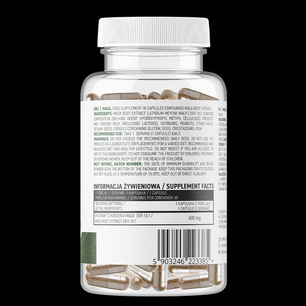 MACA 600 mg / vege 60 kapsuly