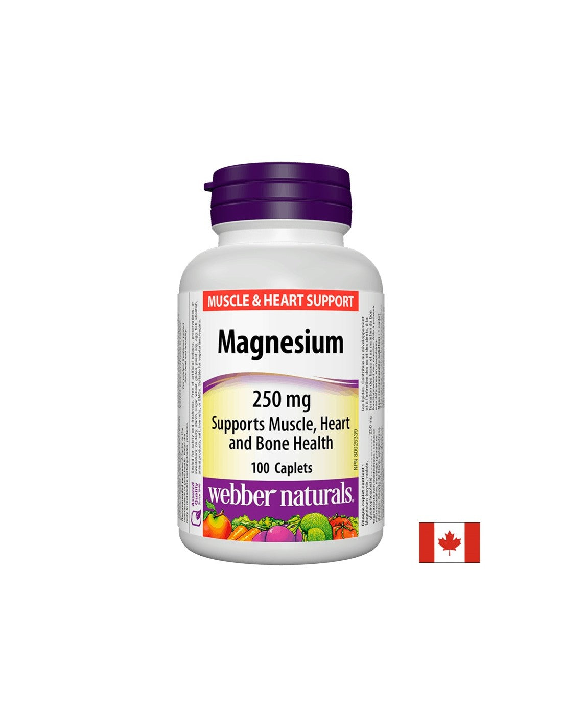 Horčík 250 mg x 100 kapsúl <tc>Webber Naturals</tc>