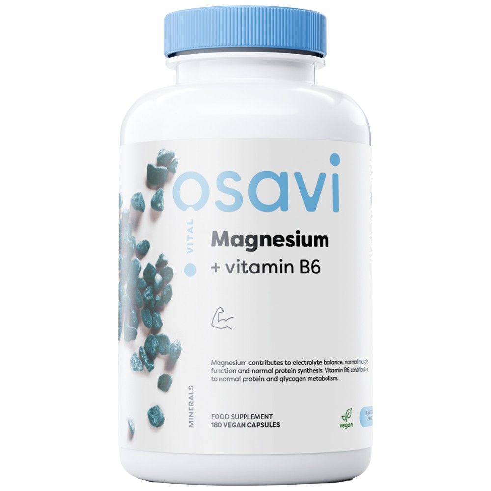 Citrát horečnatý + vitamín B6 - 180 kapsúl