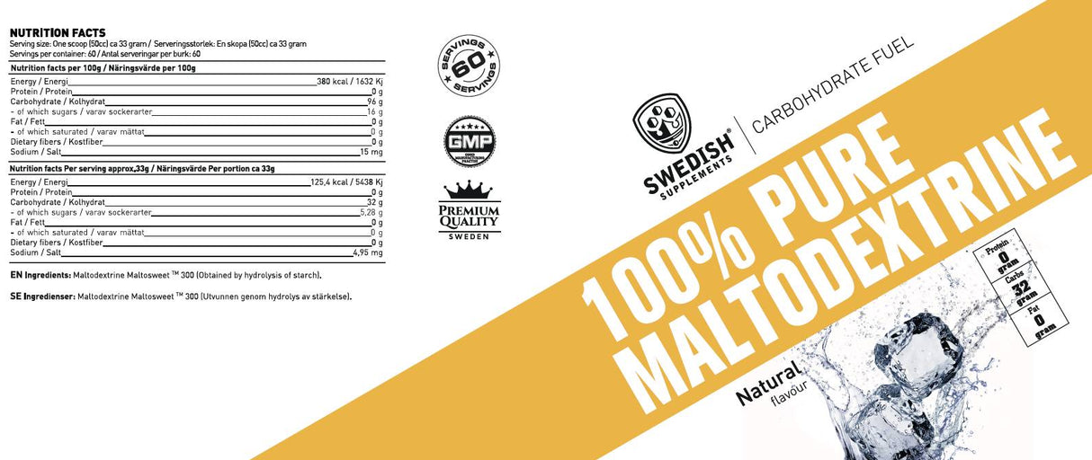 Maltodextrín / 100% čistý - 3000 gramov
