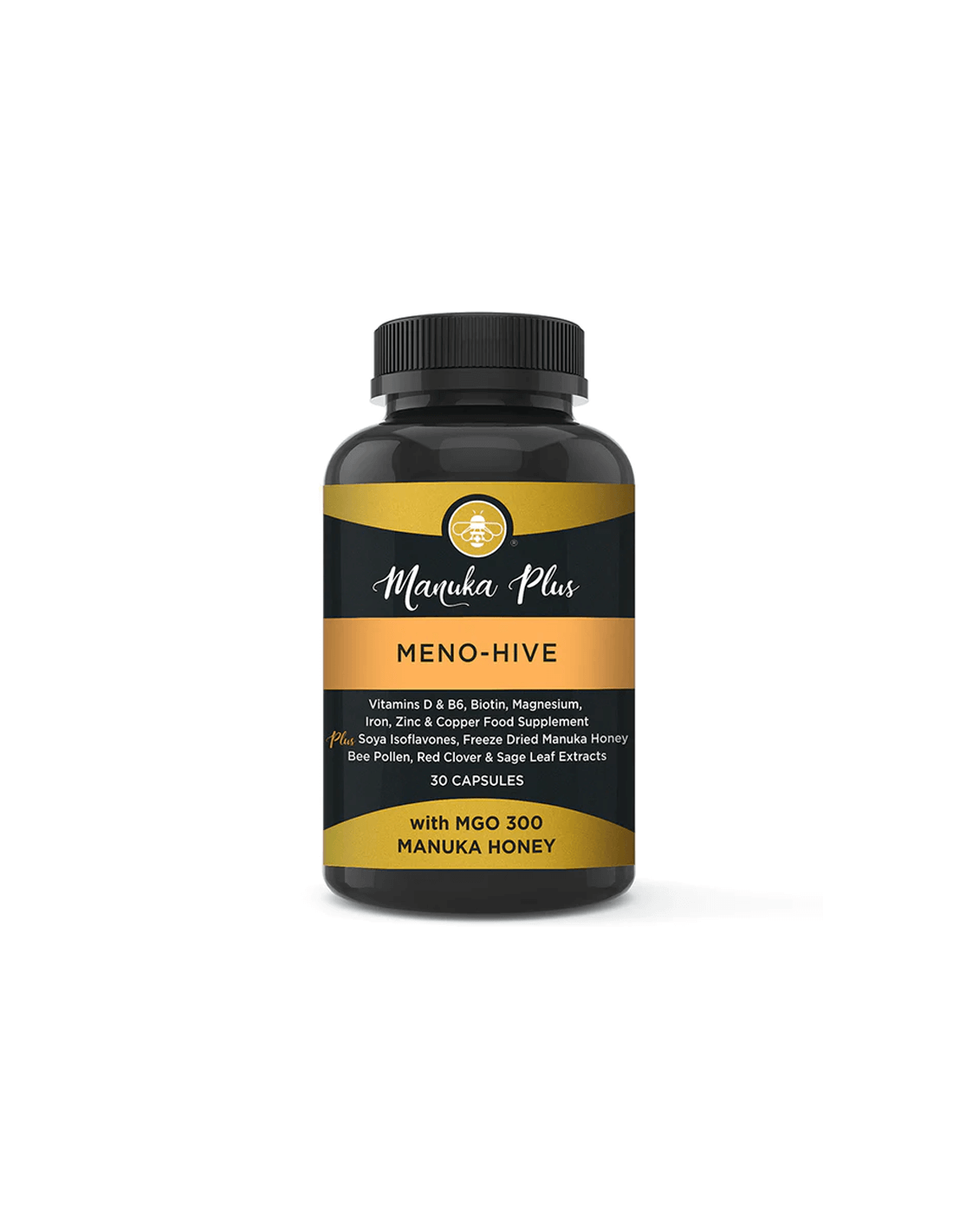 Manuka Plus Meno -Hive s MgO 300 - Manuka Honey - Menopauza Formula s Manuka Honey Mgo 300, 30 kapsúl