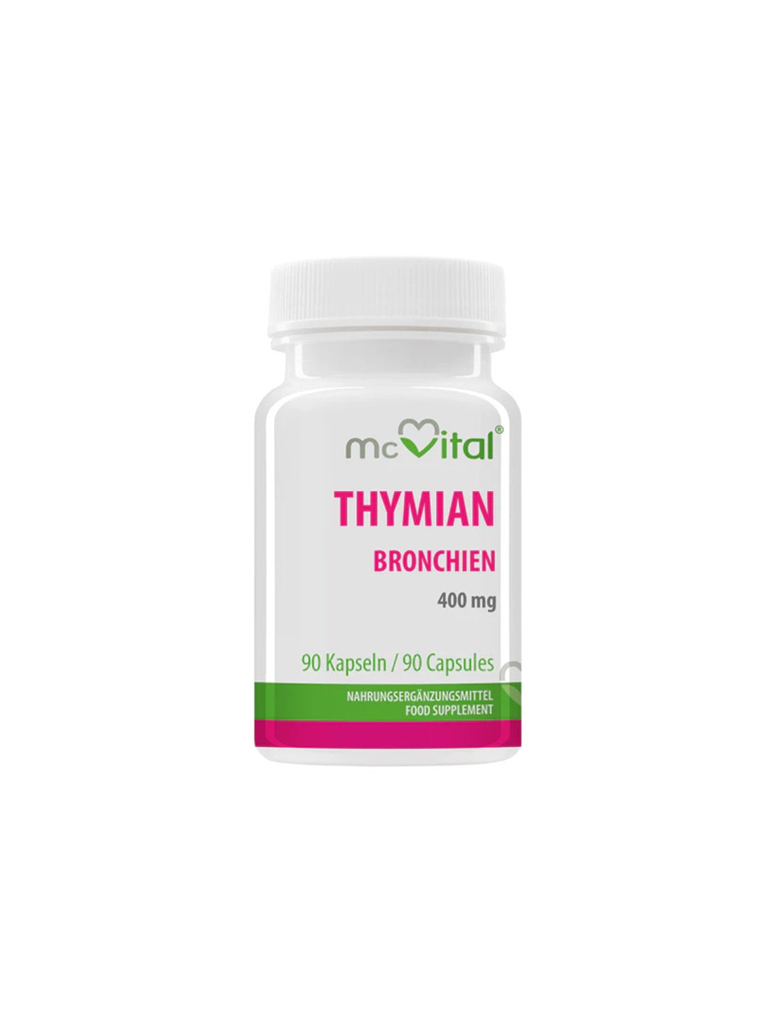 Respiračné - tymián McVital, 400 mg x 90 kapsúl