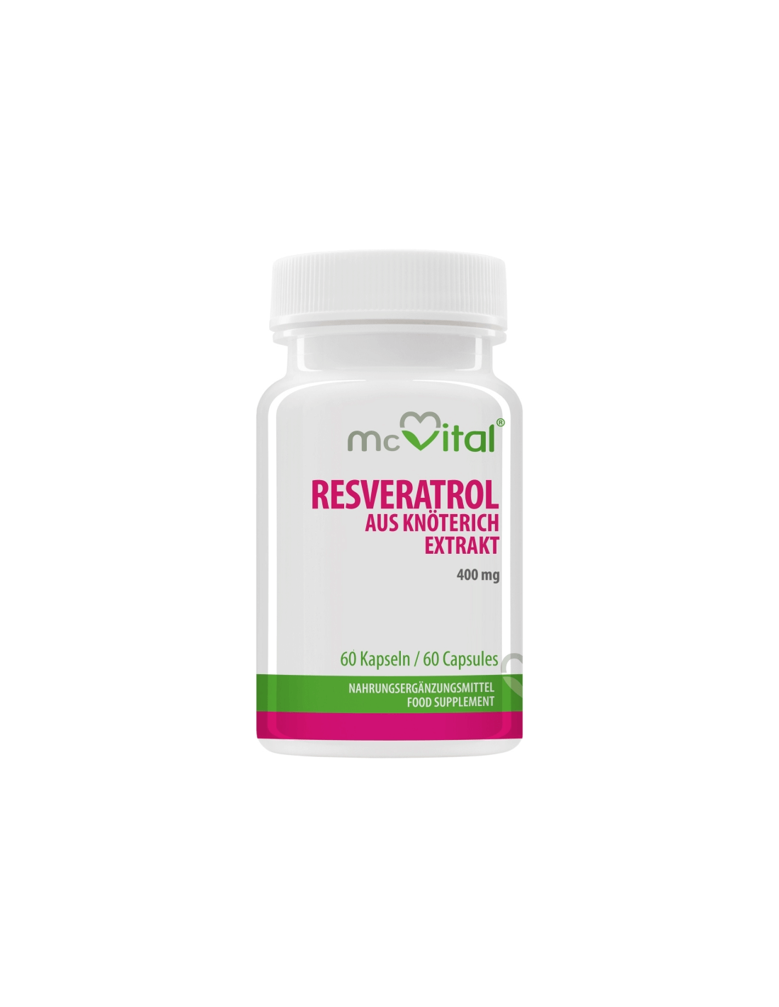 Cirkulácia, kardiovaskulárny systém - McVital Resveratrol (z japonského vajcovodu), 60 kapsúl