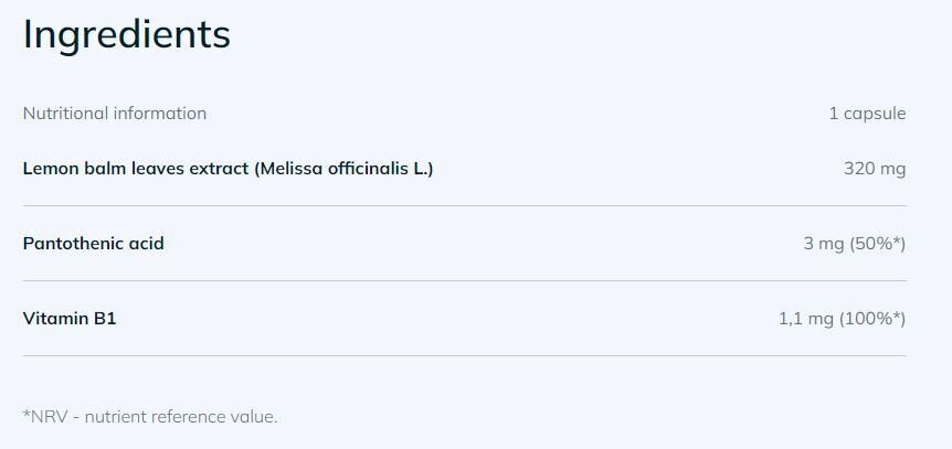 MOTHER MINUTE / Melisa Premium / 30 kapsúl <tc>Olimp</tc>