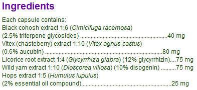 Menopauza vzorec 90 kapsúl