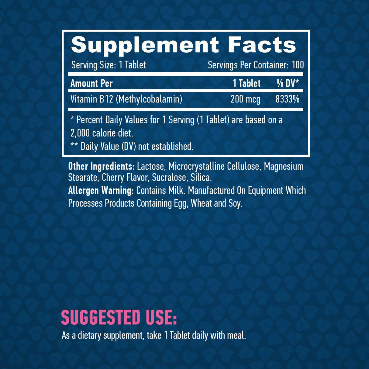 Metyl B-12 /200 mcg / 100 kariet.