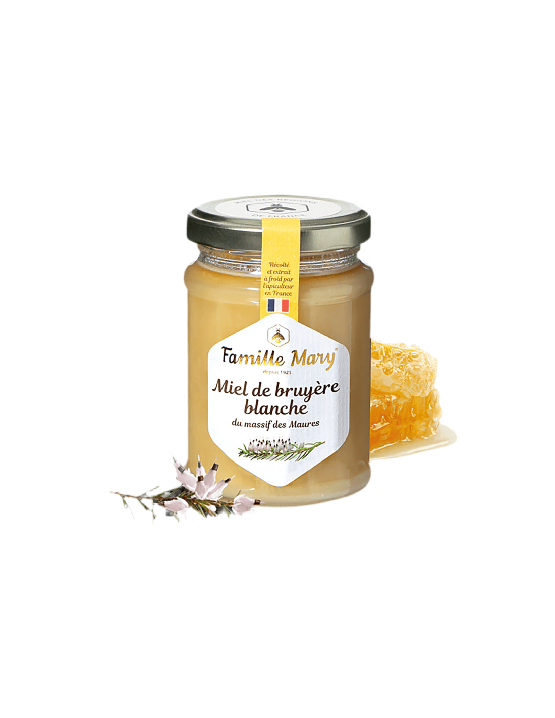 Med z kvetín bieleho vresu - Miel de Bruyère Blanche, 230 g