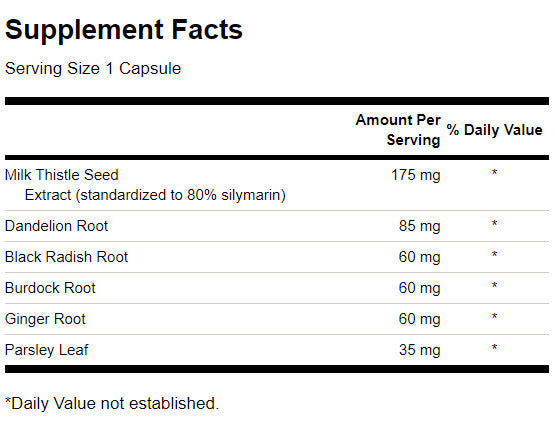 Kombinácia bodliaka mlieka 475 mg - 60 kapsúl