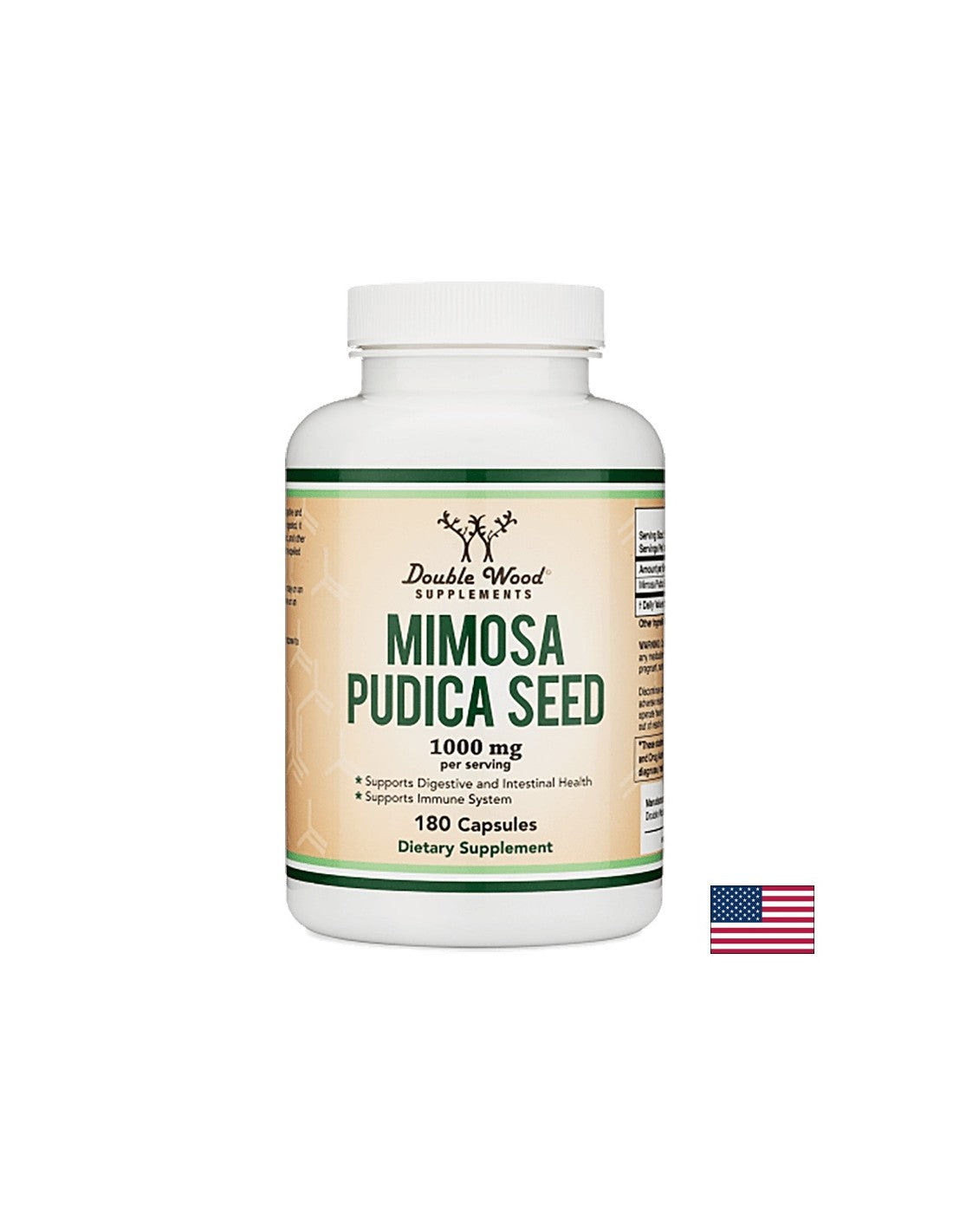 Mimosa pudica/ Mimosa pudica (semená), 180 kapsúl <tc>Double Wood</tc>