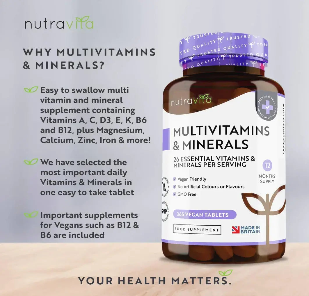 Multivitamíny - 26 základných zložiek /365 tabliet, 365 dní/ <tc>Nutravita</tc>