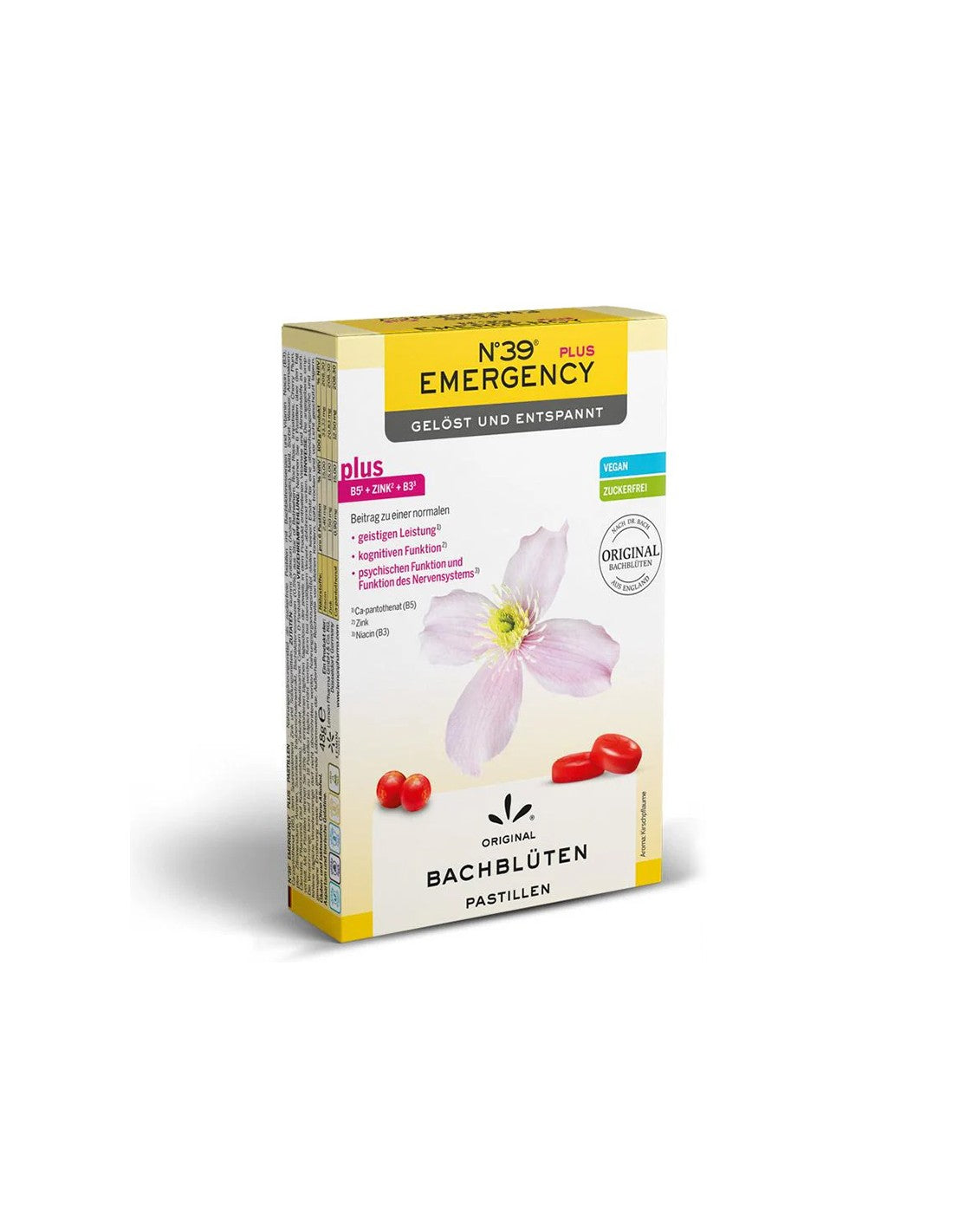 Bach Lozenges č. 39 - Núdzové (stres a úzkosť), 48 g (~ 40 kusov)