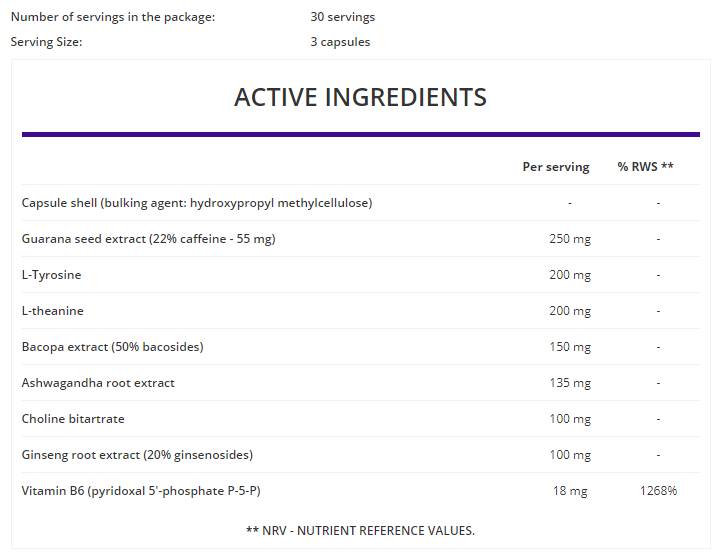 Braintus Focus / Gamer Series 90 kapsuly