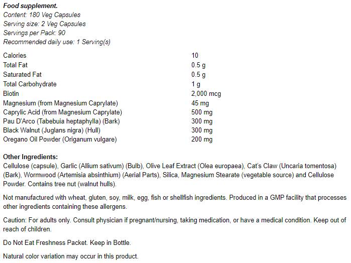 Podpora Candida Candida Clear - 180 kapsúl
