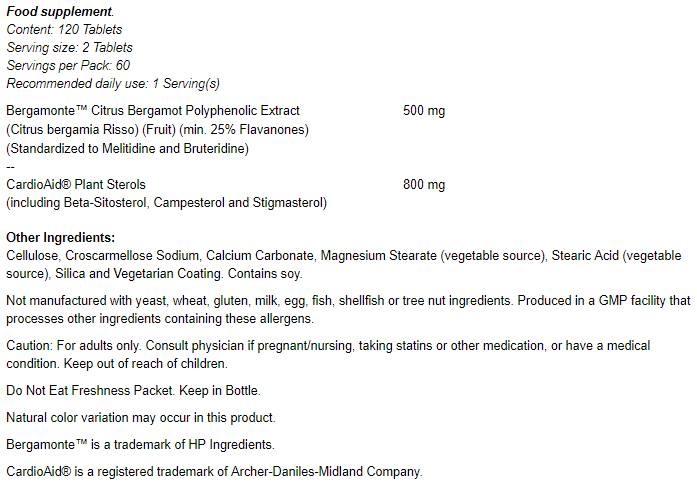 Cholesterol Pro - 120 tabliet
