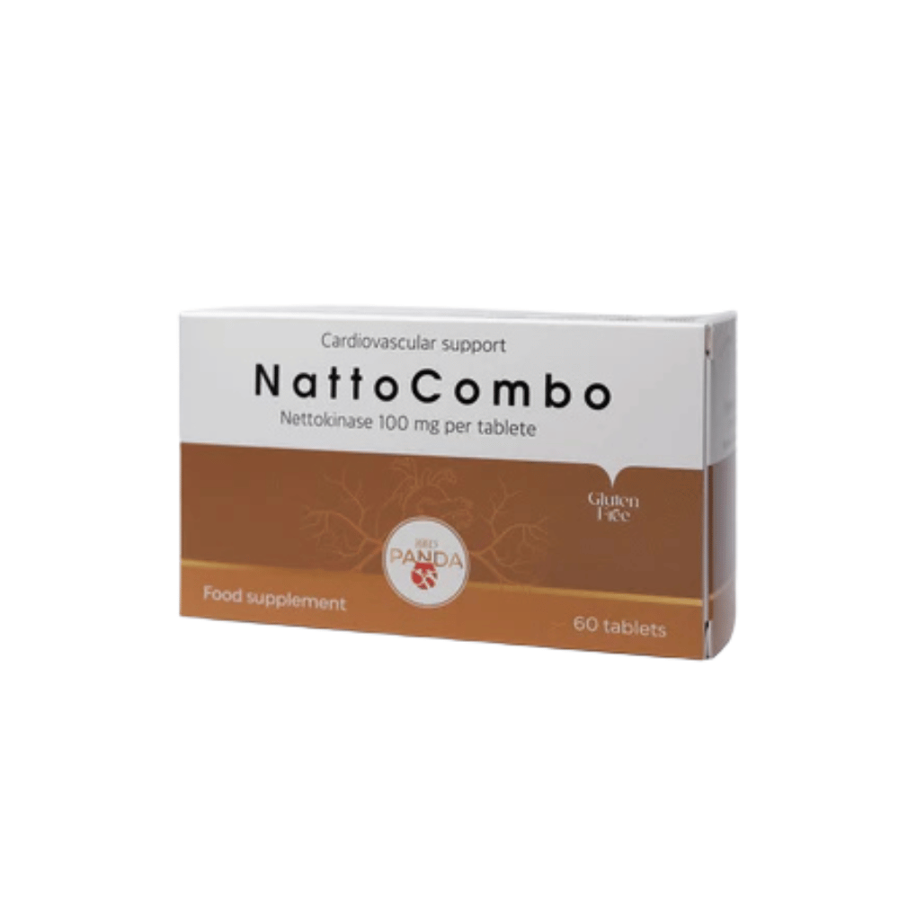 Nattocombo - 60 таблетки /натокиназа, бромелаин, кверцетин и и витамин C /