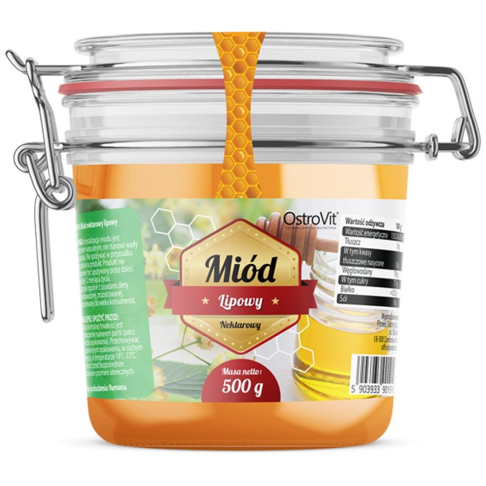 Prírodný Linden Honey 500 gramov