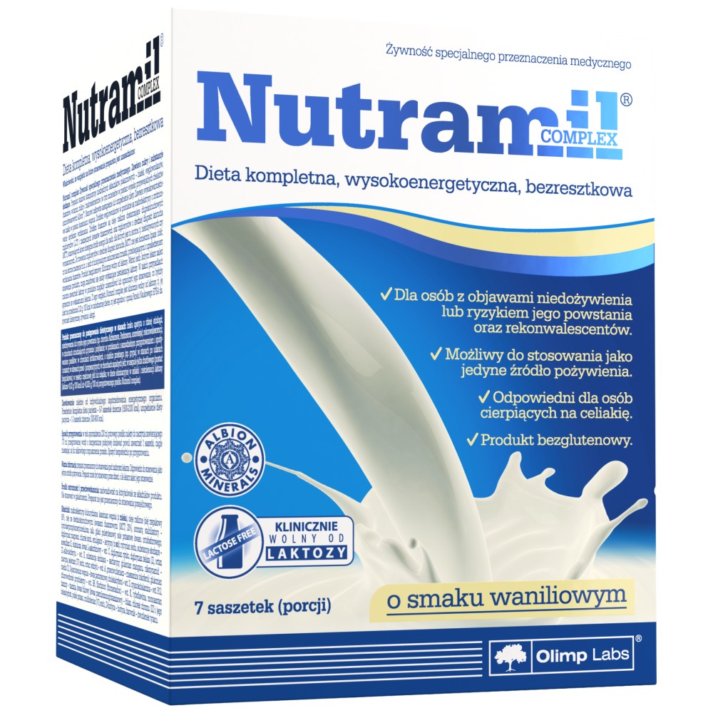 Nutramil 7 x 72 gramov