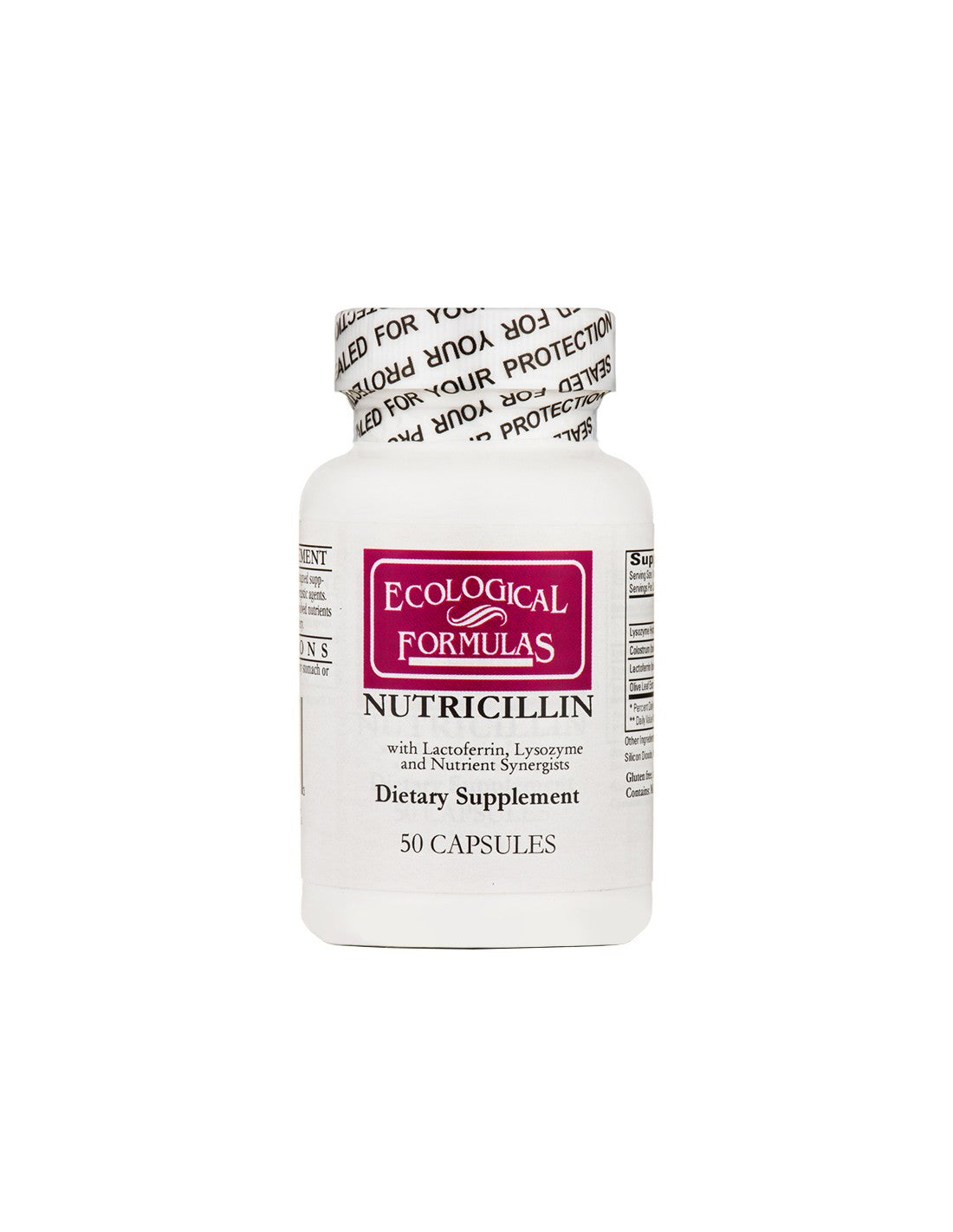 Nutricilín - Nutricilín, 50 kapsúl ekologické vzorce