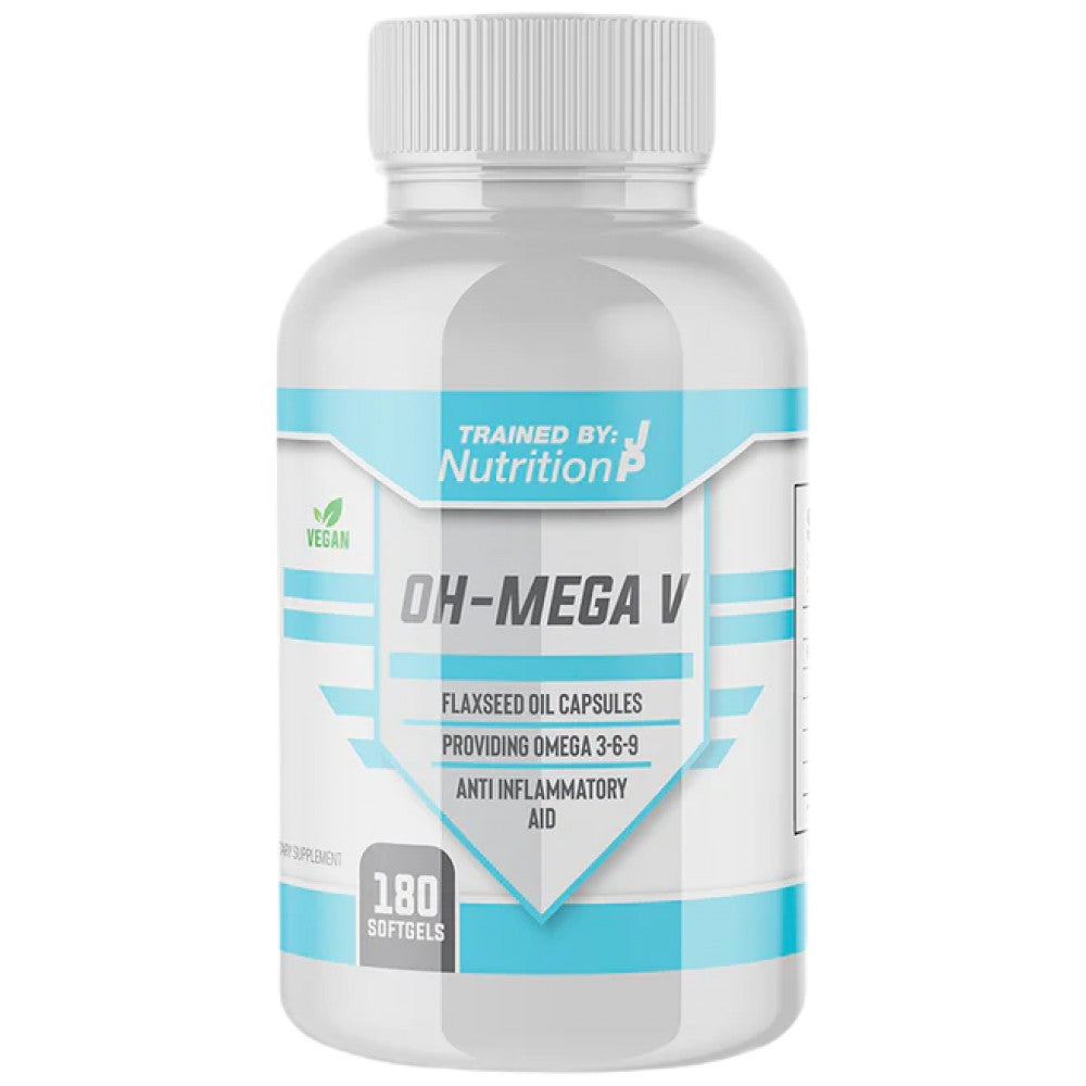Oh-mega v | Olej z ľanového osiva 1000 mg - 180 gélových kapsúl