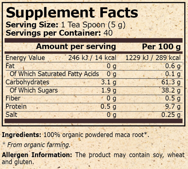 <tc>Pure Nutrition</tc> - BIO MACA - 200 g