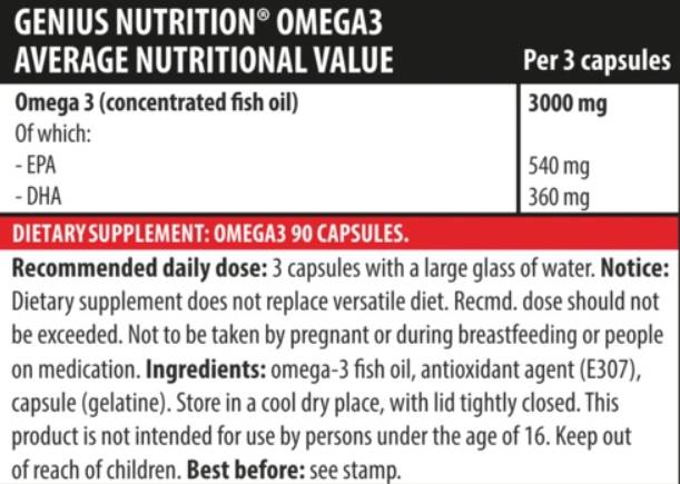 Omega 3 - 90 gélové kapsuly
