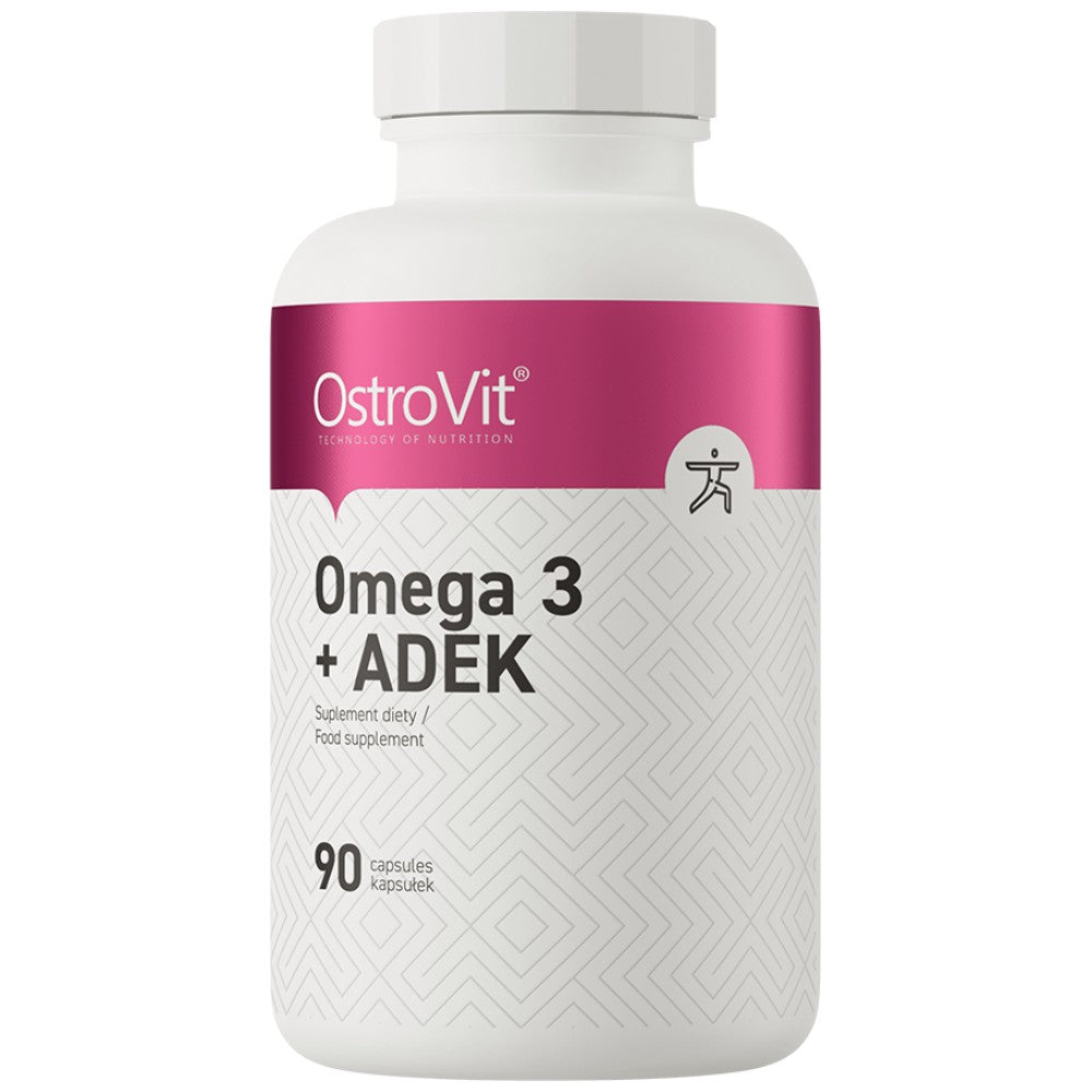 Omega 3 + adek / vitamín A + D + E + K - 90 gélových kapsúl