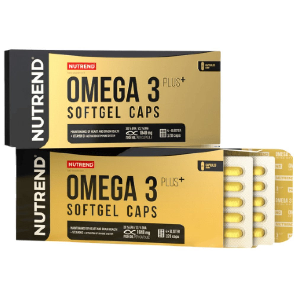Omega 3 plus komprimované čiapky - 120 gélových kapsúl