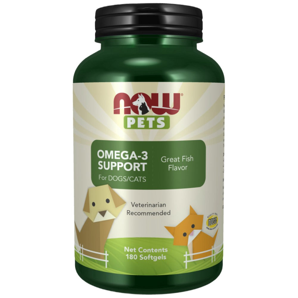 Podpora Omega-3 Pre psov a mačky - 180 gélových kapsúl