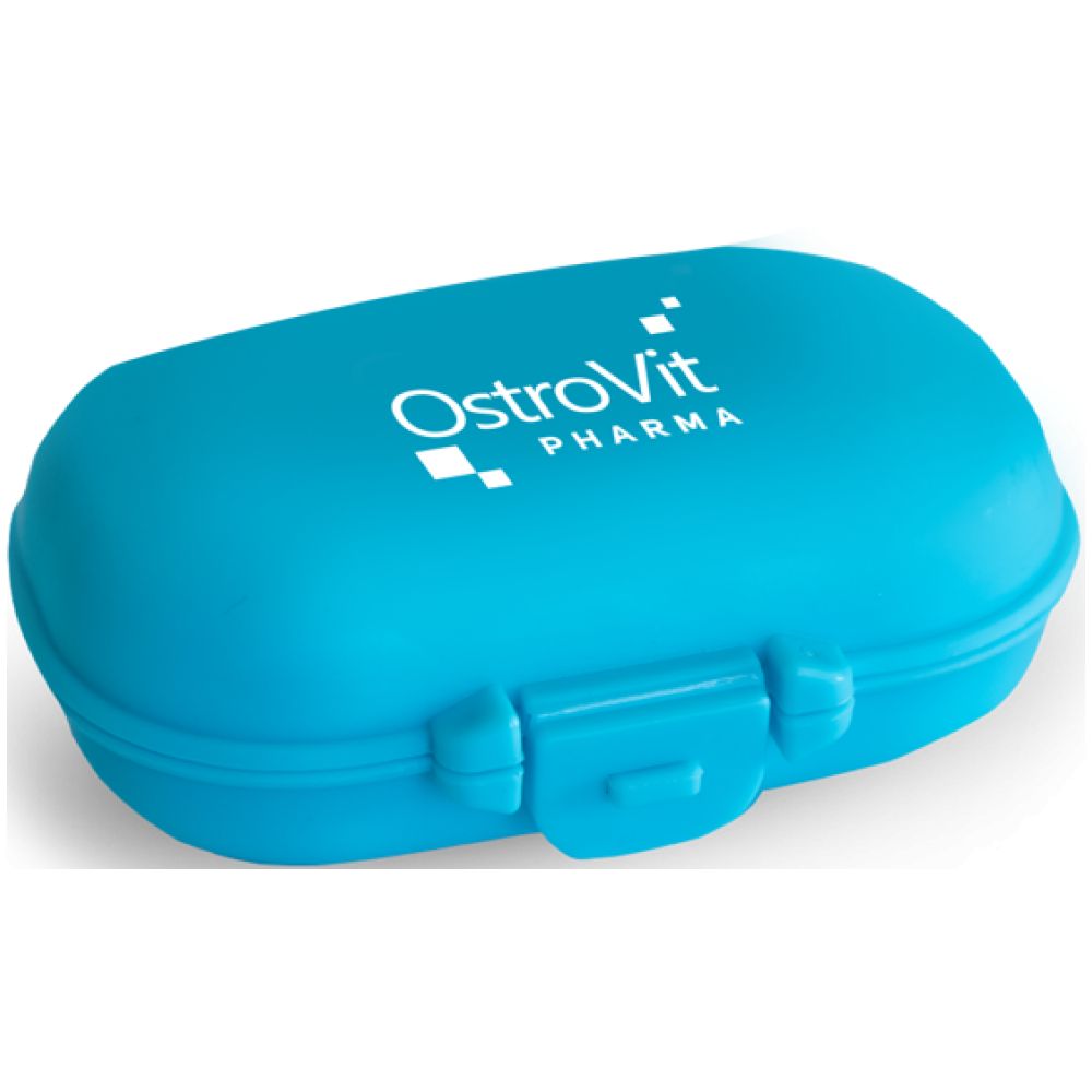 <tc>OstroVit</tc> Pillbox / Krabička na kapsuly / Modrá