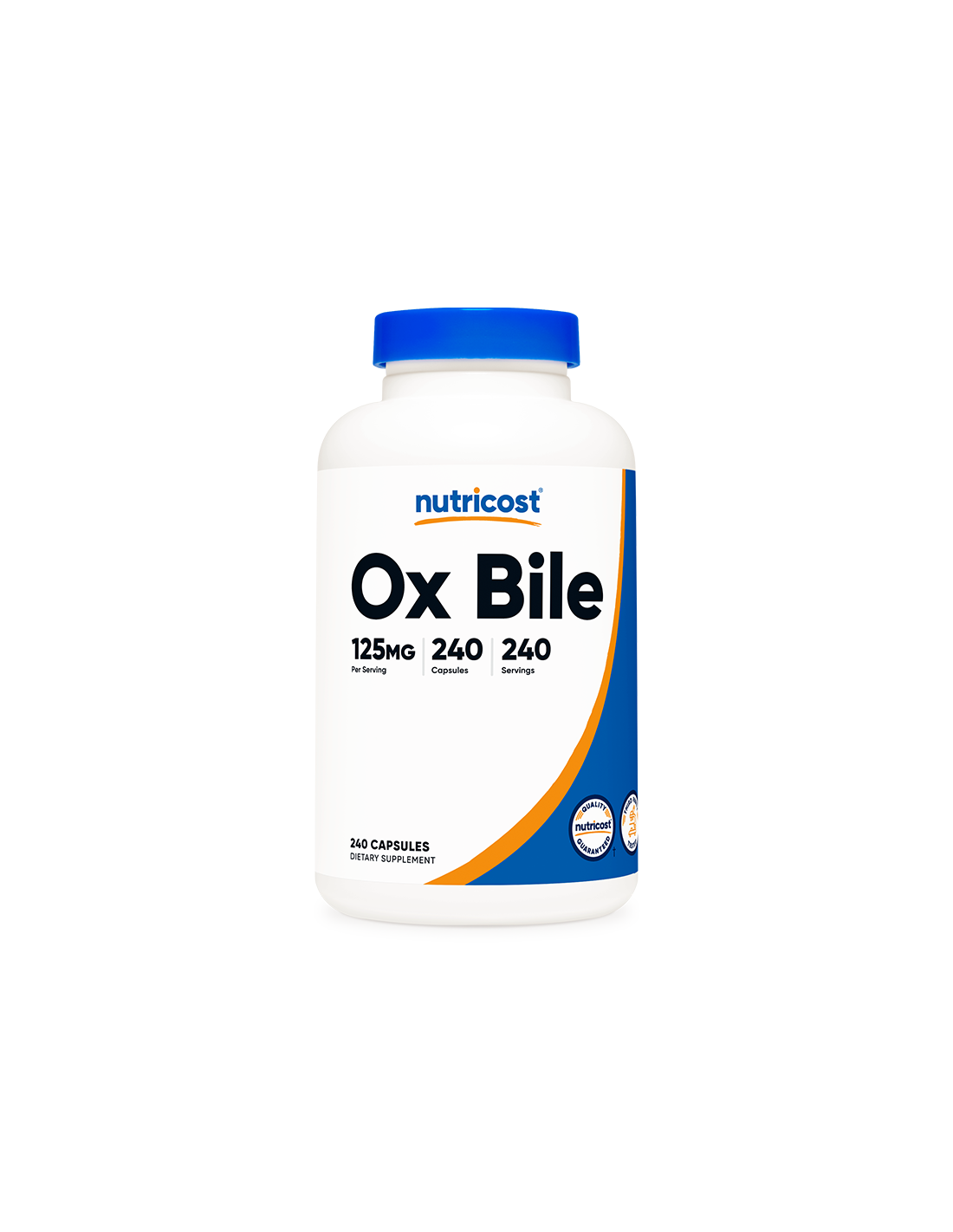 Trávenie - Ox Bile (Ox Bile), 240 <tc>Nutricost</tc> kapsuly